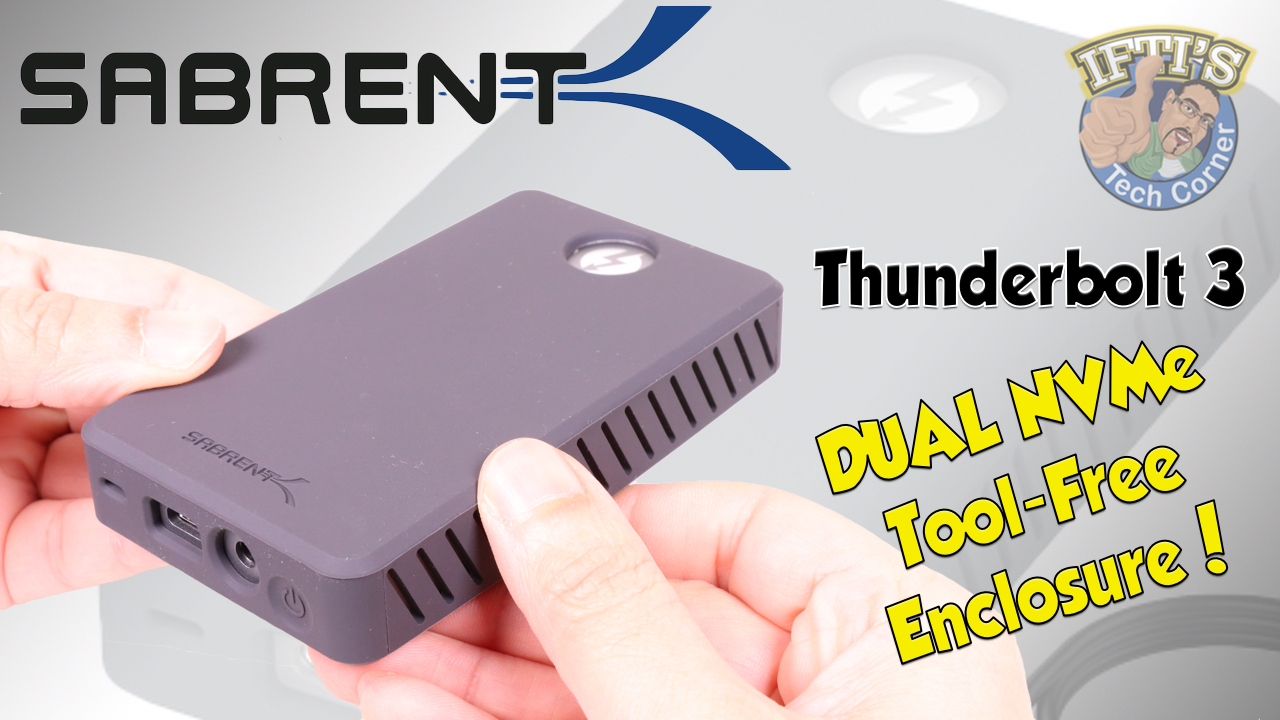 Watch Sabrent Thunderbolt 3 to Dual NVMe SSD Enclosure ﹙EC-T3DN